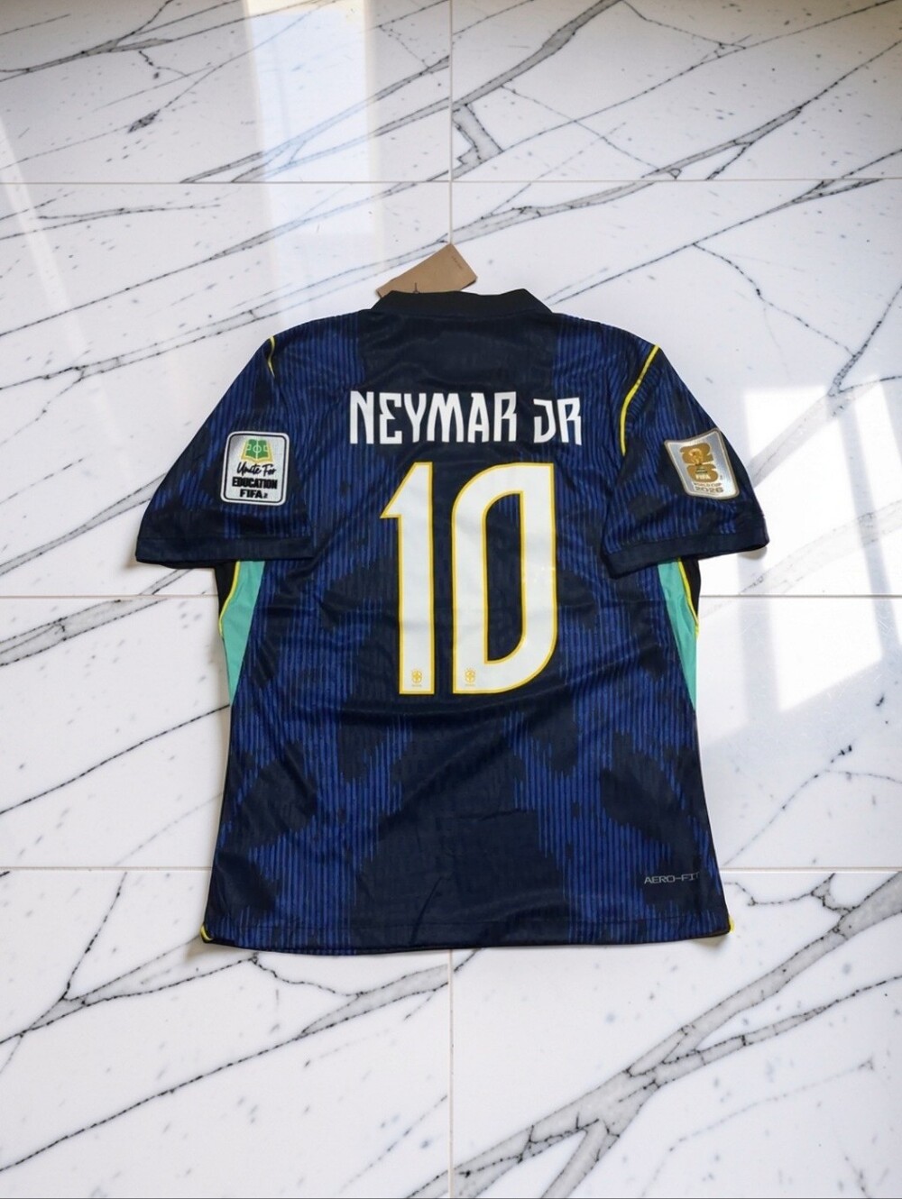 Neymar Jr Brazil 2026 World Cup Away Jersey #10 Player Version